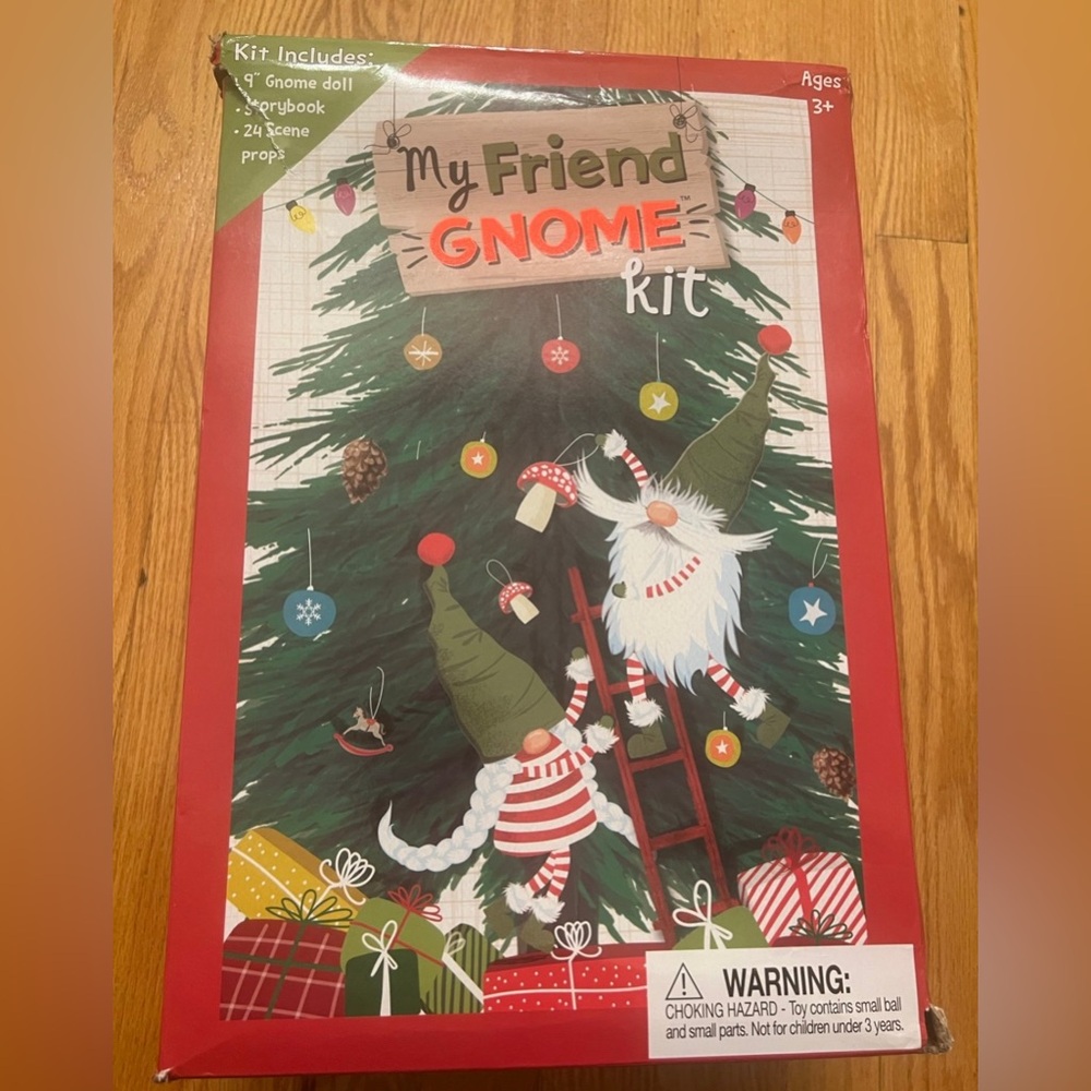 Gnome Doll Kit with Storybook and Scene Props adventure advent calender